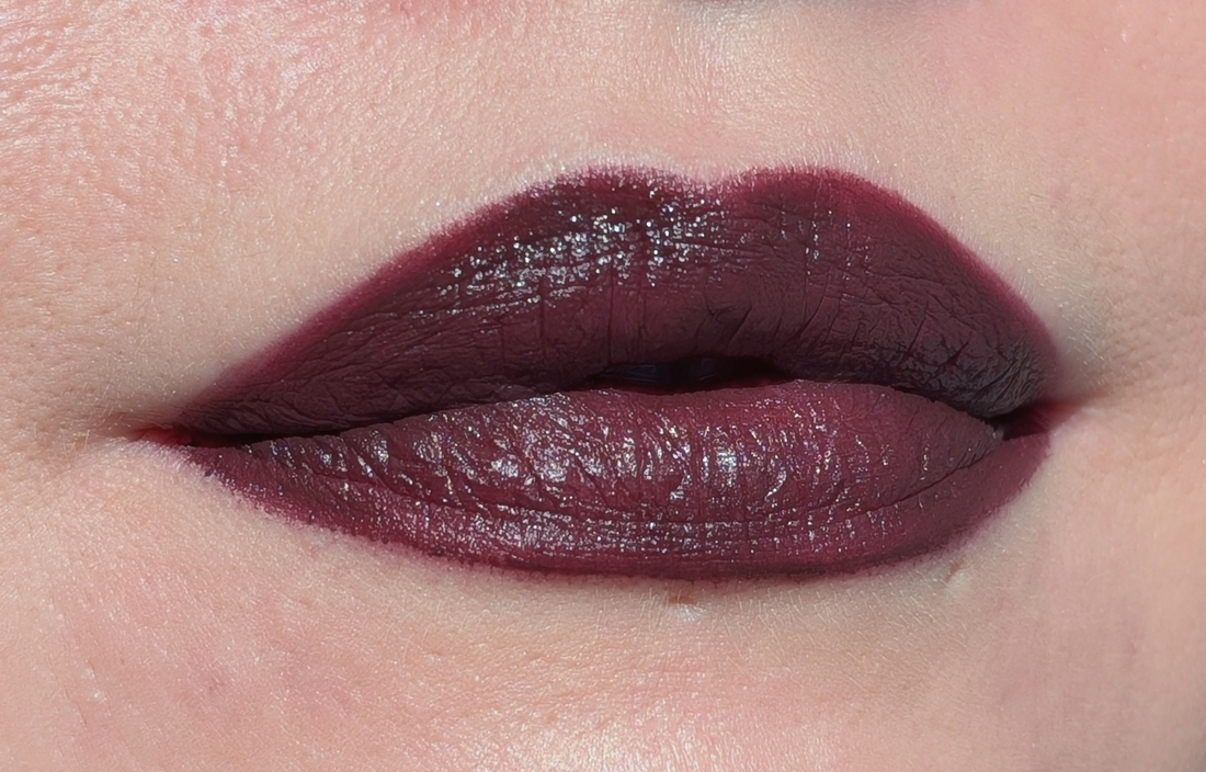 MAC Smoked Purple, один слой, солнце