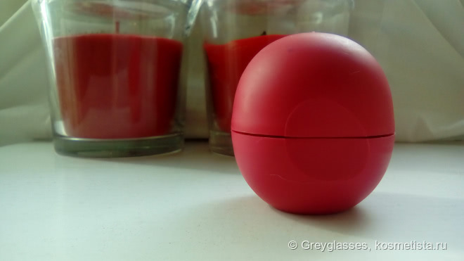 Один из любимцев - Бальзам для губ EOS Pomegranate Raspberry (Гранат и малина)