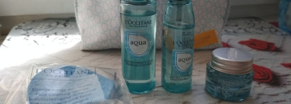Набор L'occitane Aqua Reotier с гелем. Новинка этого лета