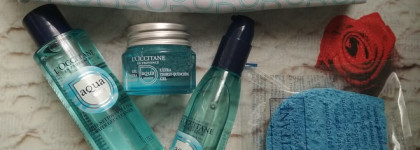 Набор L'occitane Aqua Reotier с гелем. Новинка этого лета