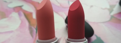 Новые помады MAC Powder Kiss Lipstick №306 Shocking Revelation №313 Scattered Petals
