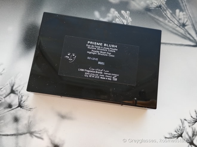 Givenchy Компактные двухцветные румяна Spring 2019 The Power Color Prisme Blush 02 Love