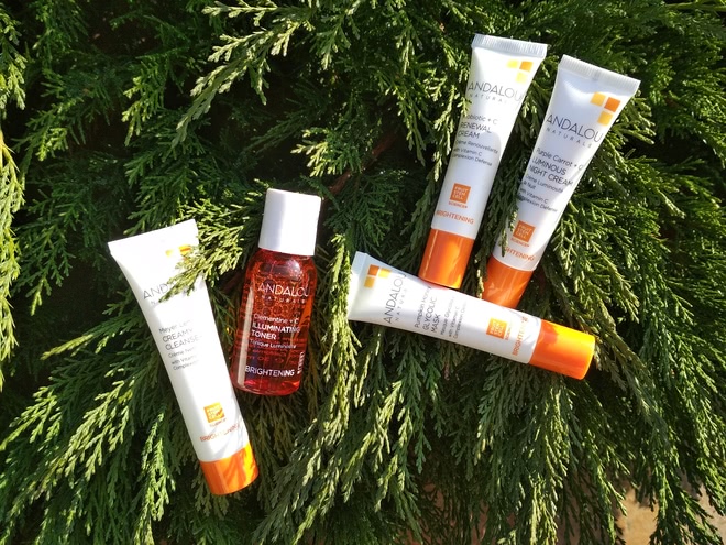Andalou Naturals Get Started Brightening, набор из 5 средств