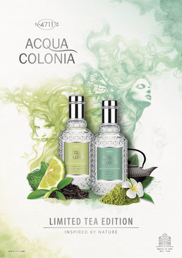 слева Green Tea & Bergamot, справа Matcha & Frangipani