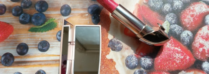 Сменные блоки. Guerlain Rouge G De Guerlain №62 Cherry Blossom и футляр Розовый Жемчуг
