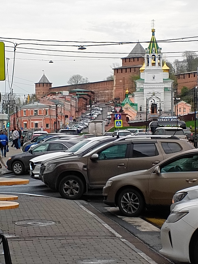 улица Рождественская, вид на Кремль и Предчетенскую церковь