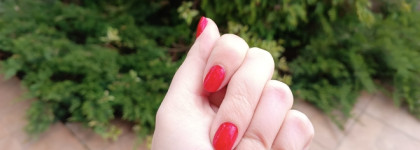 Палитра месяца. Yves Rocher nail polish лак для ногтей Go Green №23 Rouge Amaryllis