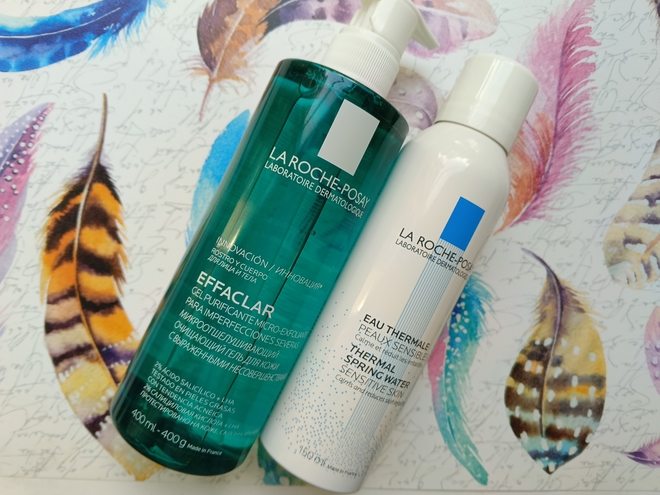 Очищение с La Roche-Posay, гель для умывания и термальная вода
