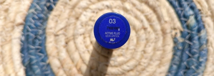 Палитра месяца. Синяя помада Kiko Milano Active Fluo Neon Lipstick №03 Vigorous Blue