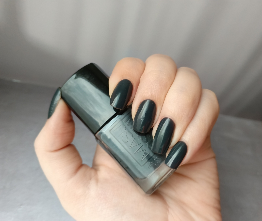 обзор лака для ногтей Masura MasuMasu №ML061 Графит