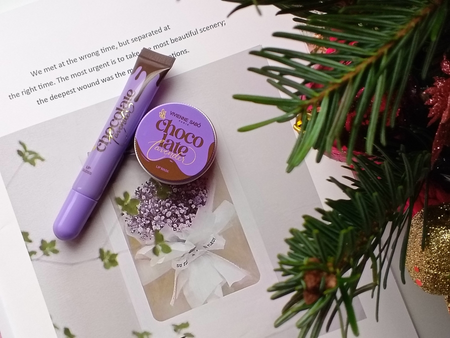 Vivienne Sabo Chocolate Lavender Lip Gloss, Lip Mask