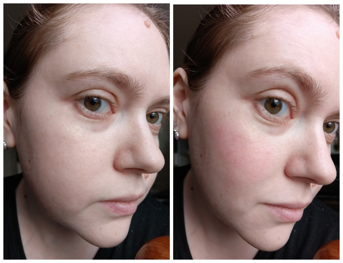 Catrice Mystic Forest Кремовые Румяна №C01 Purple Touch на лице