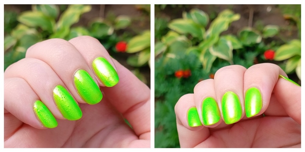 Свотчи Scriptor Vegan Nail Polish Блуждающий Огонек