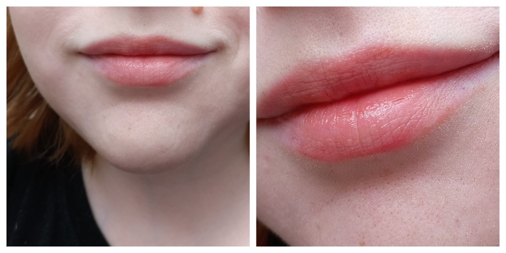 свотчи на губах Nars Afterglow Liquid Blush Жидкие румяна в оттенке Dolce Vita