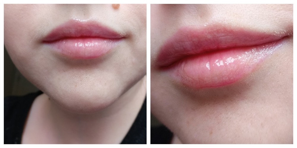 Nars Afterglow Lip Oil Масло для губ №520 Wondrous на губах