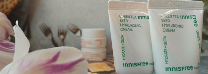 Matcha Week. Innisfree Green Tea два крема с гиалуроновой кислотой и с витамином C