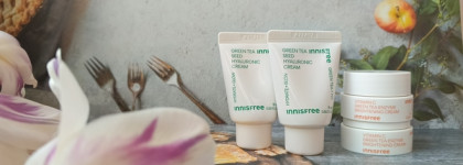 Matcha Week. Innisfree Green Tea два крема с гиалуроновой кислотой и с витамином C