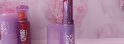 Палитра месяца. Funky Monkey Balmy Lipstick Увлажняющая помада-бальзам для губ №104 Ежевичный