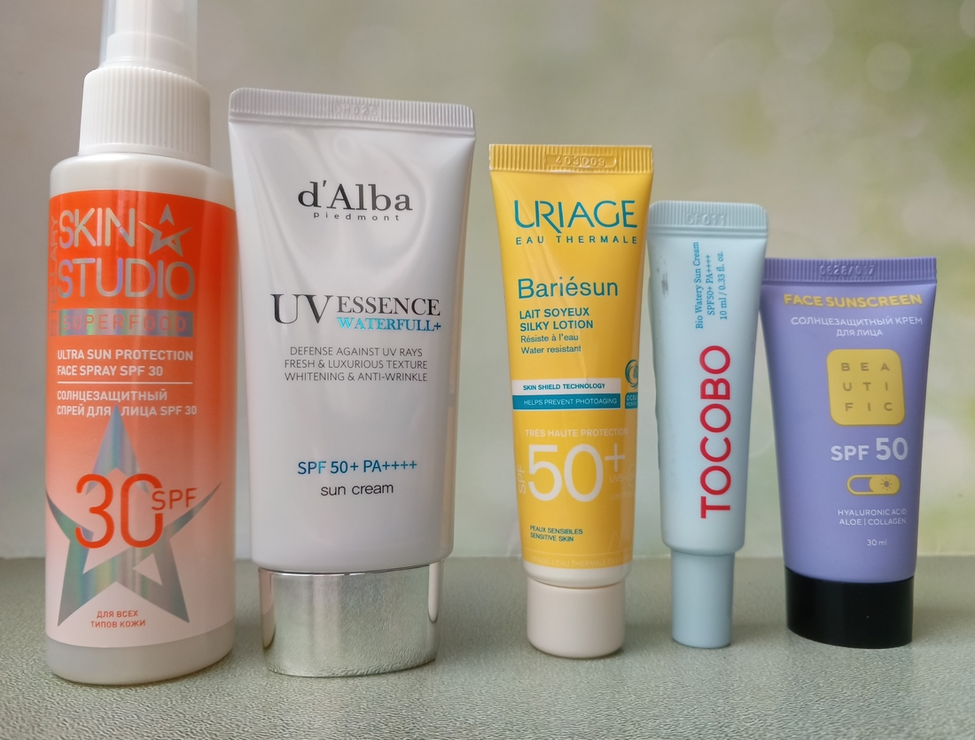 Санскрины 2026: Stellary, D'Alba, Uriage, Tocobo, Beautyfic