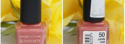 Любимые лаки от Max Factor: glossfinity glossy nails for up to 7 days №125 marsh-mallow и №50 candy rose
