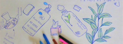 Summer morning: Holy land Bio Repair gel cleanser & Innisfree green tea balancing skin