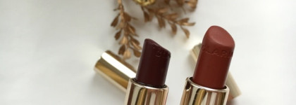Как плюсы, так и минусы у Clarins Joli Rouge #737 spicy cinnamon и #738 royal plum