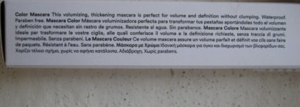 Серенькая тушечка. Mina The colour mascara 100