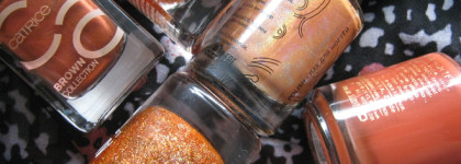 Коллекция лаков для ногтей. Много красивых макро