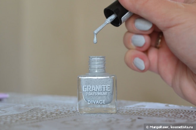 Необработанный гранит, говорите? Divage Granite 7 days wear 01