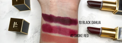 Трио помад Tom Ford: бордо, алый, нюд