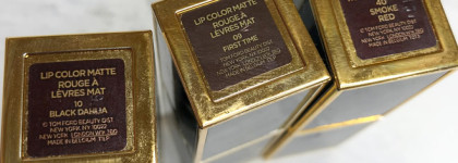 Трио помад Tom Ford: бордо, алый, нюд