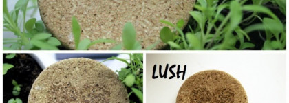 Красота темных волос с твердым шампунем от Lush Кофе и хна