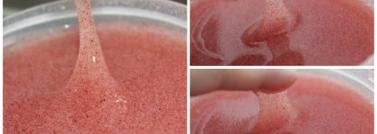 Handgum или варенье для тела. Скраб Easy SPA Pormegranate and almond Гранат и миндаль