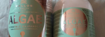 Маска и шампунь для волос от Kallos Moisturising shampoo \ hair mask with algae extract and olive oil Жуть