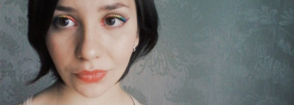 Оранжевое золото с Artdeco perfect colour lipstick #59