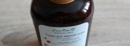 Green Mama "Формула Тайги" Тоник для жирной кожи Брусника и Чистотел