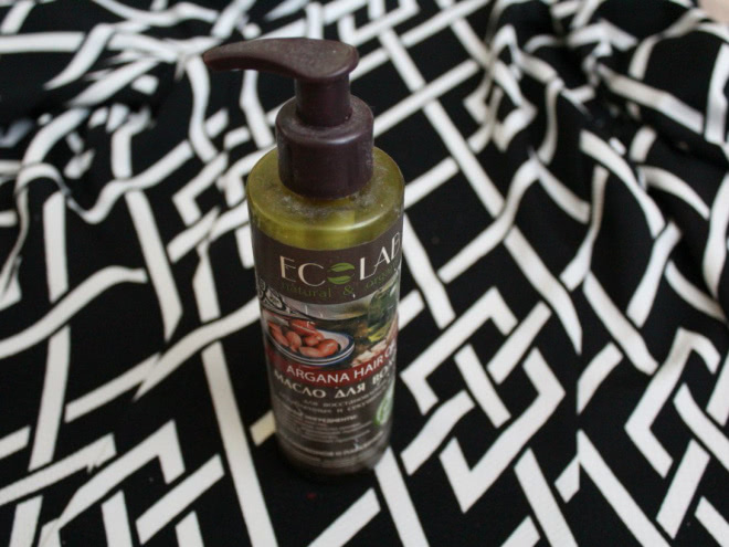 EcoLab Natural and Organic Argana Hair Oil Масло для волос