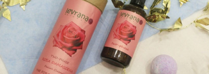Levrana Natural Two-phase 100% Натуральное Двухфазное средство Роза для снятия макияжа