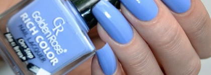Васильковая синь с Golden Rose Rich Color Nail Lacquer #38
