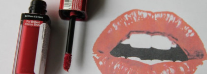 Лаковые... губы Bourjois Rouge Edition Aqua Laque в оттенке 04 Viens si tu roses