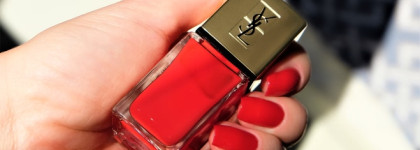 Много фото, мало слов! YSL La Laque Couture Rouge Pop Art № 1