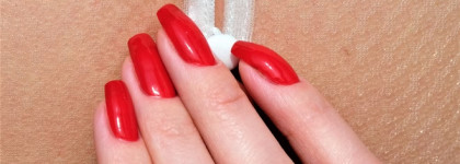 Много фото, мало слов! YSL La Laque Couture Rouge Pop Art № 1