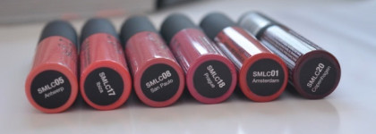 NYX Soft Matte Lip Cream Smlc01 Amsterdam, Smlc05 Antwerp, Smlc08 San Paulo, Smlc18 Prague, Smlc20 Copenhagen