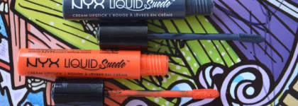 NYX Liquide Suede Cream Lipstick Lscl01 Stone Fox & Lscl05 Orange County