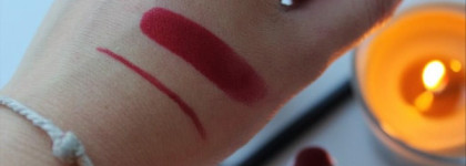 Помада Russian Red от MAC и её компаньон Lip Pencil MAC в оттенке Brick