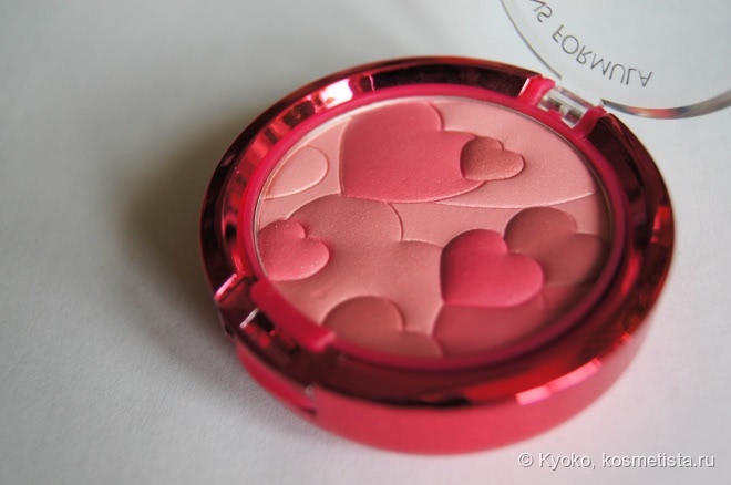Румяна Physicians Formula inc., Happy Booster™Glow & Mood Boosting Blush в оттенке Rose или и у меня в косметичке есть сердечки