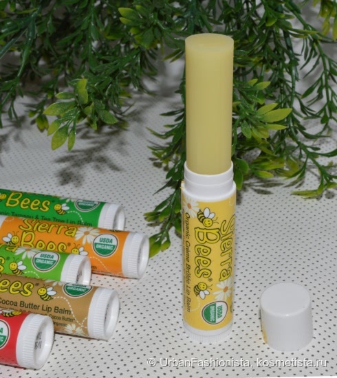 Органические бальзамы для губ Sierra Bees Organic Lip Balm