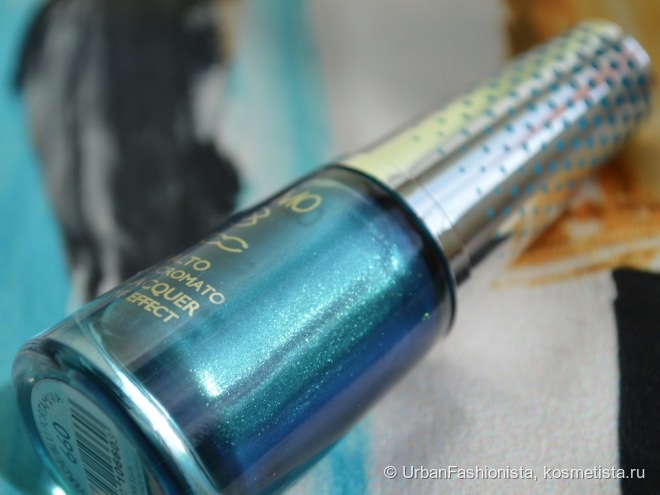 Глубокое синее море: Collistar Ti Amo 500 Nail Lacquer Chrome Effect, #660 Green/Blue