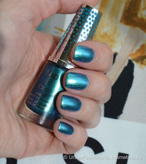 Глубокое синее море: Collistar Ti Amo 500 Nail Lacquer Chrome Effect, #660 Green/Blue