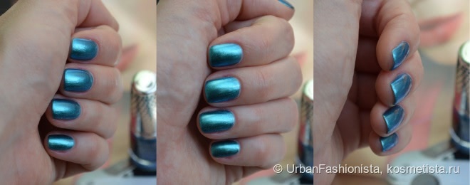 Глубокое синее море: Collistar Ti Amo 500 Nail Lacquer Chrome Effect, #660 Green/Blue